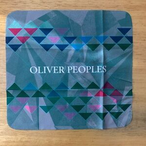 Oliver Peoples Cleaning Cloth For Eyeglasses Sunglasses Microfiber NEW
